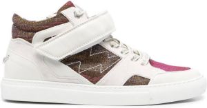 Zadig&Voltaire Flash sparkle high-top sneakers Gold