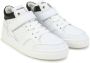 Zadig & Voltaire Kids mid-top lace-up sneakers White - Thumbnail 1