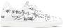 Zadig&Voltaire La Flash graffiti-print sneakers White - Thumbnail 1