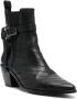 Zadig&Voltaire leather cuban ankle boots Black - Thumbnail 1