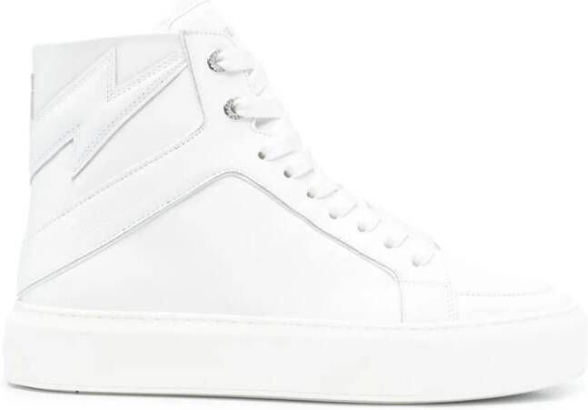 Zadig&Voltaire tonal high-top sneakers White