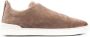 Zegna Triple Stitch slip-on sneakers Brown - Thumbnail 1