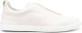 Zegna grained-leather low-top sneakers Neutrals - Thumbnail 1