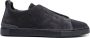 Zegna laceless low-top sneakers Blue - Thumbnail 1