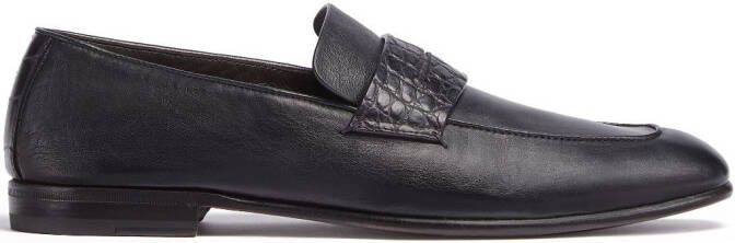 Zegna L'Asola leather loafers Brown