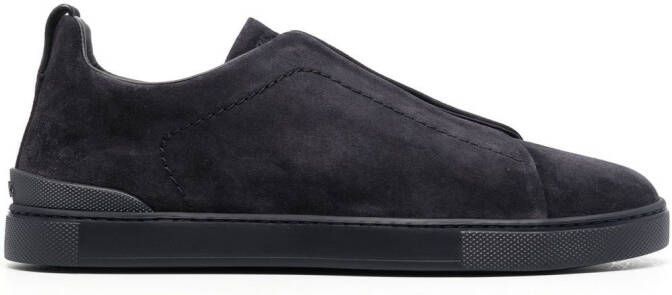 Zegna low-top slip-on sneakers Blue