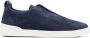 Zegna slip-on suede sneakers Blue - Thumbnail 1