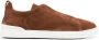 Zegna slip-on suede sneakers Brown - Thumbnail 1
