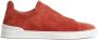 Zegna Triple Stitch suede sneakers Brown - Thumbnail 1