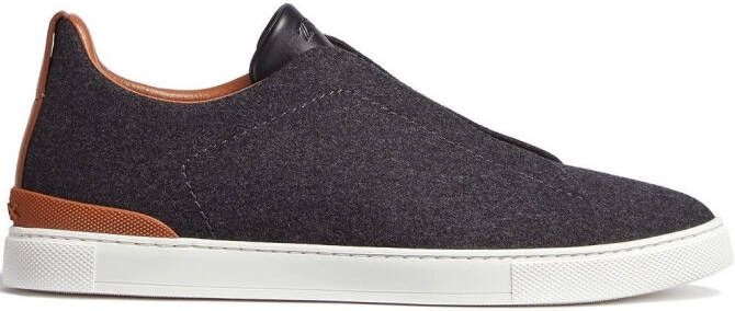 Zegna Triple Stitch™ low-top sneakers Grey