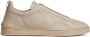Zegna Triple Stitch leather sneakers Neutrals - Thumbnail 1