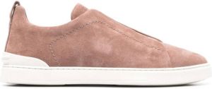 Zegna Triple Stitch™ low top sneakers Pink