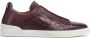 Zegna Triple Stitch™ low-top sneakers Red - Thumbnail 1