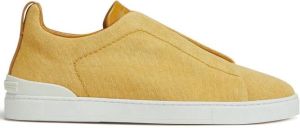 Zegna Triple Stitch™ low top sneakers Yellow
