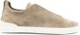 Zegna Triple Stitch™ suede sneakers Green - Thumbnail 1