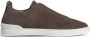 Zegna Triple Stitch suede trainers Brown - Thumbnail 1