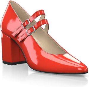 Girotti Block Heel Pointed Toe Shoes 6566