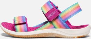 Keen Big Kids' Elle Backstrap Sandals Size 6 In Rainbow Festival Fuchsia