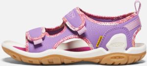 Keen Big Kids' Knotch Creek Open-Toe Sandals Size 7 In English Lavender Festival Fuchsia