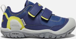 Keen Big Kids' Knotch Hollow Double Strap Sneaker Shoes Size 1 In Blue Depths Evening Primrose