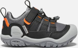Keen Big Kids' Knotch Hollow Sneaker Shoes Size 2 In Steel Grey Safety Orange