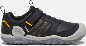 Keen Big Kids' Knotch Peak Sneaker Shoes Size 2 In Black Yellow