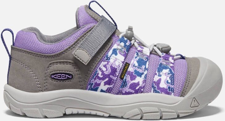 Keen Big Kids' Newport H2Sho Shoes Size 1 In Chalk Violet Drizzle