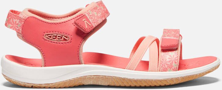 Keen Big Kids' Verano Sandals Size 3 In Dubarry Peach Pearl