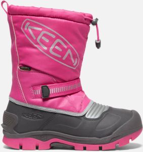 Keen Big Kids Waterproof' Snow Troll Waterproof Boot Size 4 In Fuchsia Purple Silver