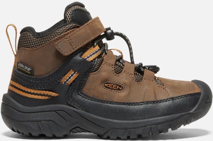 Keen Little Kid's Hiking Targhee Shoes 10 Dark Earth Golden Brown