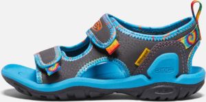 Keen Little Kids' Knotch Creek Open-Toe Sandals Size 13 In Magnet Tie Dye
