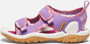 Keen Little Kids' Knotch Creek Open-Toe Sandals Size 10 In English Lavender Festival Fuchsia