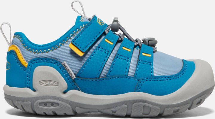 Keen Little Kids' Knotch Hollow Sneaker Shoes Size 8 In Blue Shadow Mykonos Blue