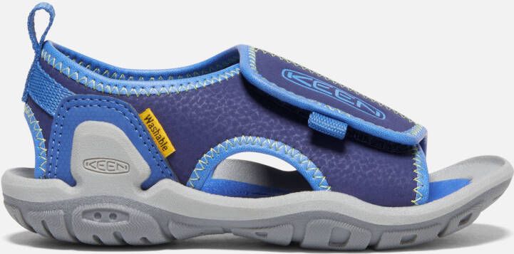Keen Little Kids' Knotch River Open-Toe Sandals Shoes Size 10 In Bright Cobalt Blue Depths