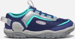 Keen Little Kids' Knotch Tracer Sneaker Shoes Size 11 In Blue Depths Silver