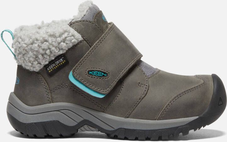 Keen Little Kids Waterproof' Kootenay IV Waterproof Boot Shoes Size 10 In Steel Grey Porcelain