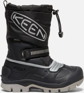 Keen Little Kids Waterproof' Snow Troll Waterproof Boot Size 10 In Black Silver