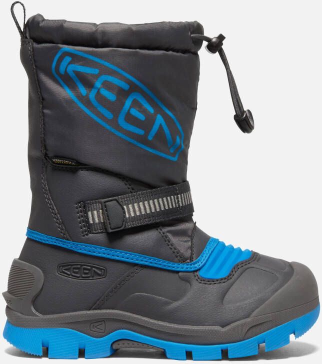 Keen Little Kids Waterproof' Snow Troll Waterproof Boot Size 10 In Magnet Blue Aster