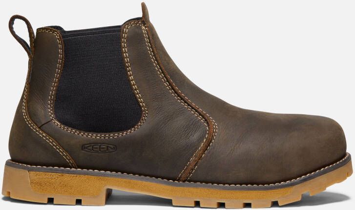 Keen Men's Seattle Romeo (Aluminum Toe) Boots Size 8 Wide In Cascade Brown Gum