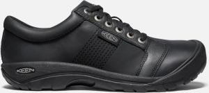 Keen Men's Austin Shoes Size 10.5 In Black Water-Resistant Leather Durable Arch Support