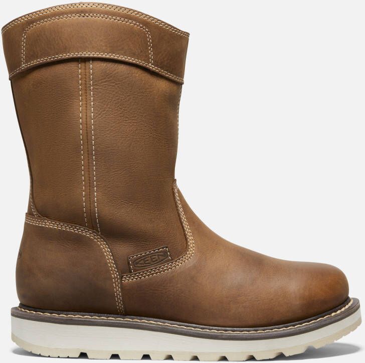 Keen Men's Cincinnati Wellington (Soft Toe) Boots Size 11.5 Wide In Belgian Off White