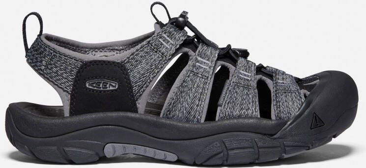 Keen Men's Newport H2 Sandals Size 8 In Black Steel Grey