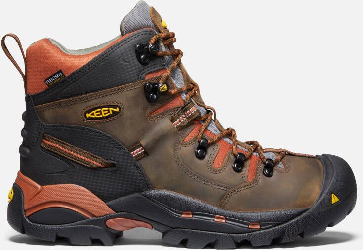Keen Men's Pittsburgh 6" Boot (Soft Toe) 13 Cascade Brown Bombay Brown