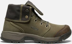 Keen Men's Roswell Mid (Soft Toe) Boots Size 10.5 Wide In Military Olive Black Olive