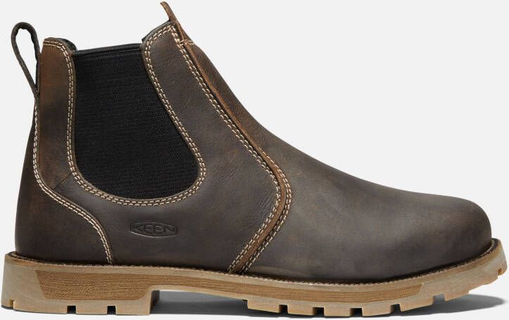 Keen Men's Seattle Romeo (Soft Toe) Boots Size 9.5 Wide In Cascade Brown Black