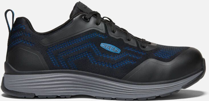Keen Men's Sparta 2 (Aluminum Toe) Shoes Size 11.5 Wide In Brilliant Blue Black