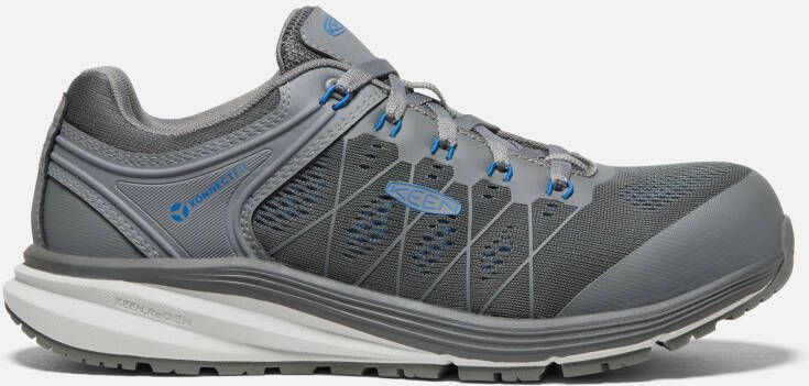 Keen Men's Vista Energy (Carbon-Fiber Toe) Shoes Size 9.5 Wide In Steel Grey Baleine Blue