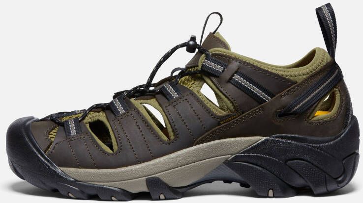 Keen Men's Waterproof Arroyo II Sandals Size 9 In Canteen Black Leather