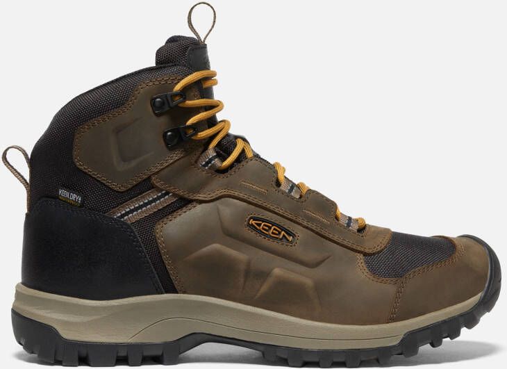 Keen Men's Waterproof Basin Ridge Boot Size 12 In Canteen Golden Brown