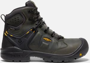 Keen Men's Waterproof Dover 6" (Carbon-Fiber Toe) Boots Size 9 Wide In Magnet Black